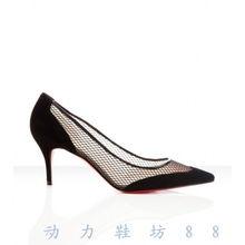 红漁网高跟鞋